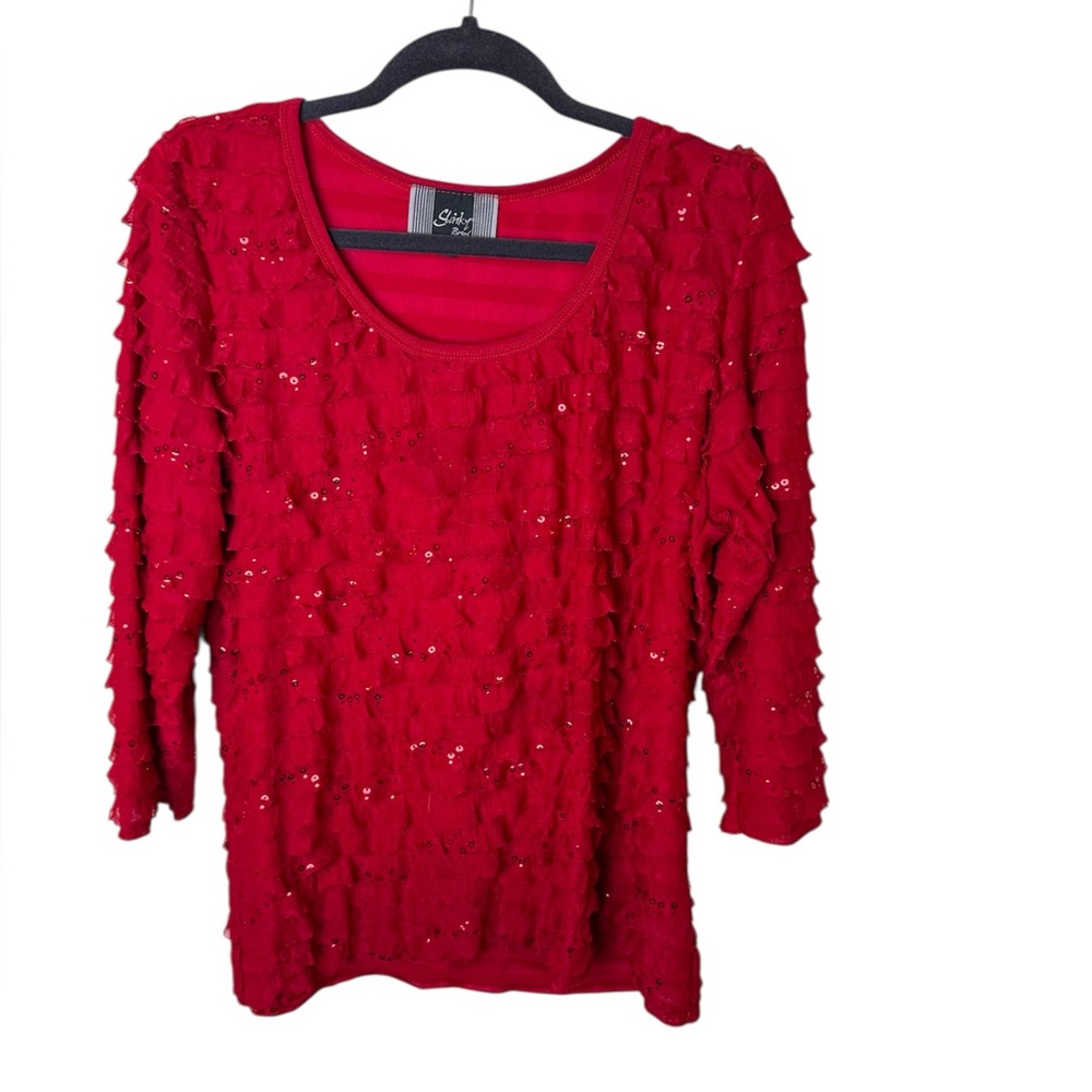 Slinky Brand Bold Red Top